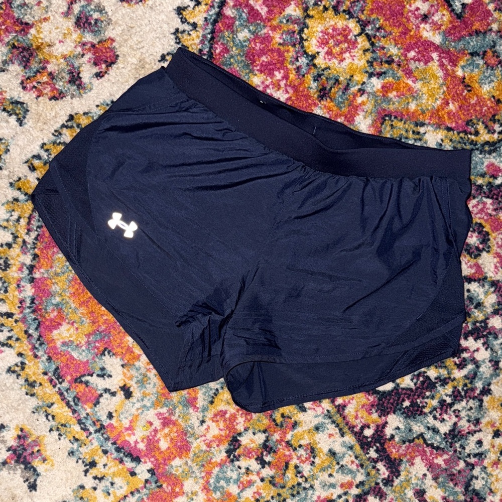 NWOT Under Armour Women's Dark Blue Athletic Shorts